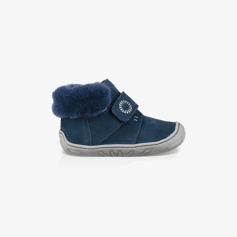 Bottes UGG Jorgen Fille Bleu Marine Soldes 927HQZJW